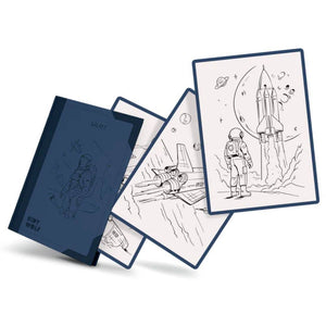 Nachfüllkarten – Kidydraw Pad – Galaxie (30 Stück, ab 10 Jahren)