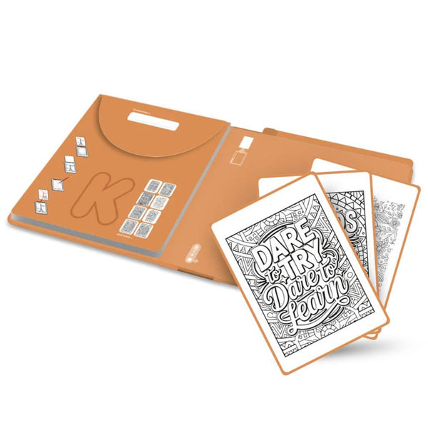 Nachfüllkarten – Kidydraw Pad – Inspirierende Zitate (30 Stück, ab 10 Jahren)