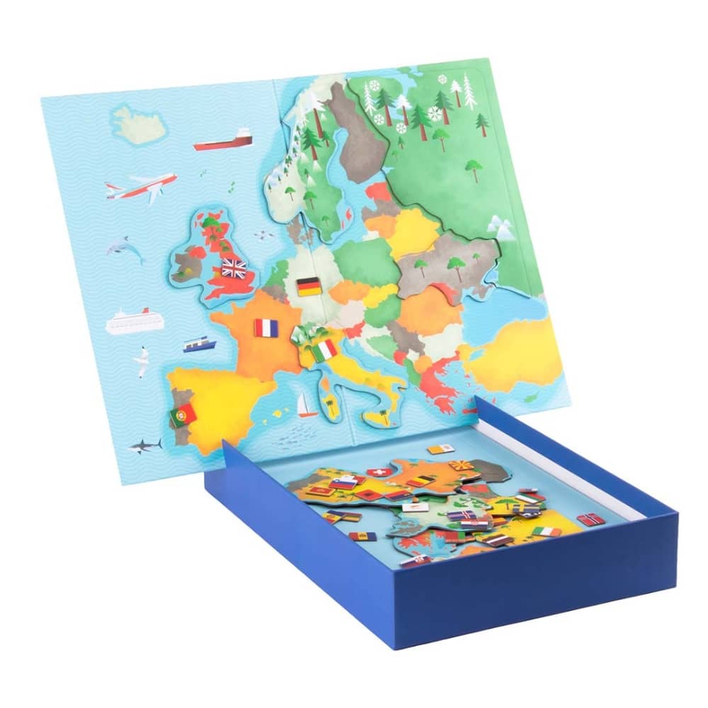 Magnetisches Lernspiel – Flaggen Europas