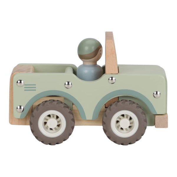 Holzauto grün - Safari Friends