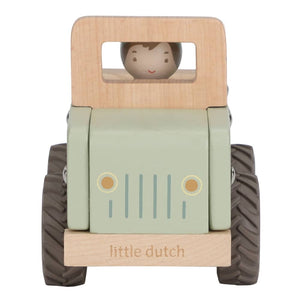 Holzauto grün - Safari Friends