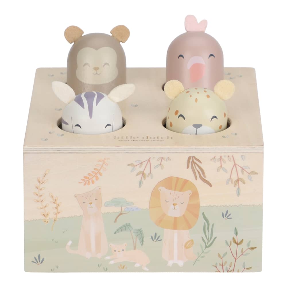 Pop-Up-Spielzeug - Safari Friends