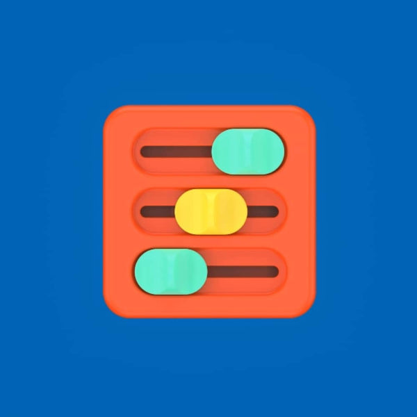 Sensorisches Quadrat PlayTab – Reißverschlüsse
