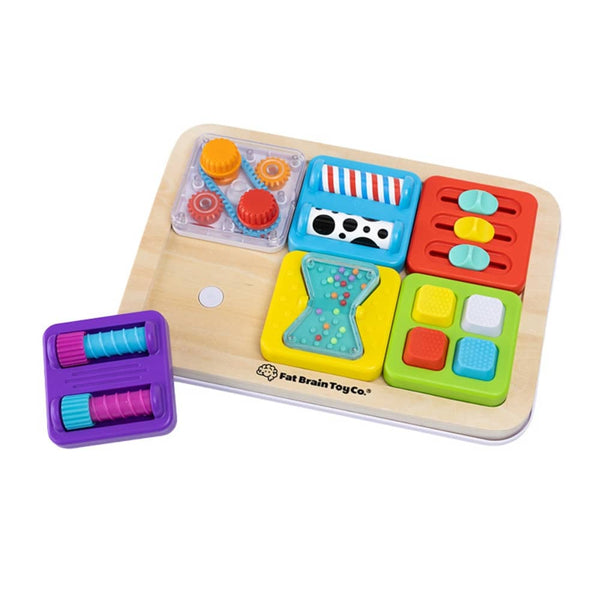 Sensorisches Quadrat PlayTab – Reißverschlüsse