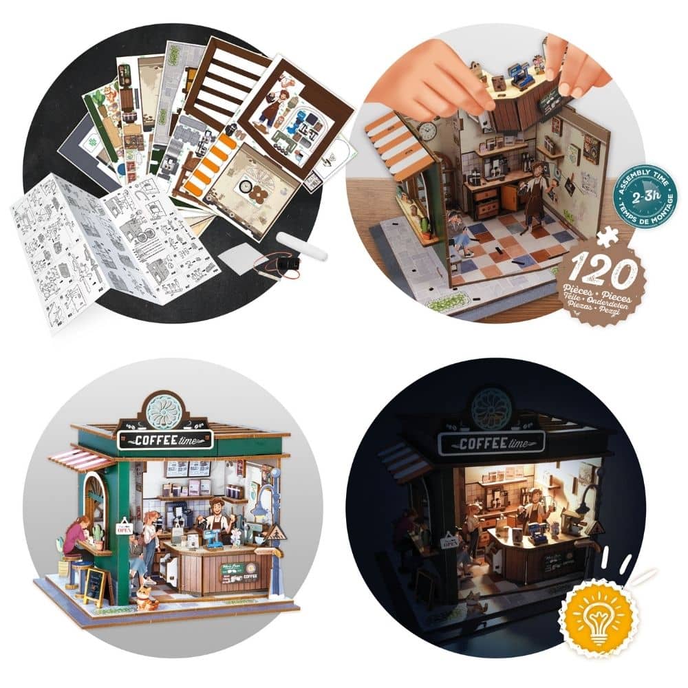 DIY-Kreativset - DIORAMA 3D Café