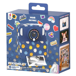 Kinderkamera mit Sofortdruck MOB PixiPrint Smiley World in Blau - Ansicht 6