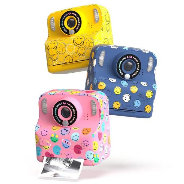 Kinderkamera mit Sofortdruck MOB PixiPrint Smiley World in Blau - Ansicht 4