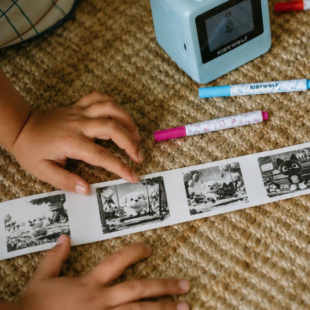 Kidywolf Kidyprinter AI - KI-Drucker für Kinder in der Verpackung