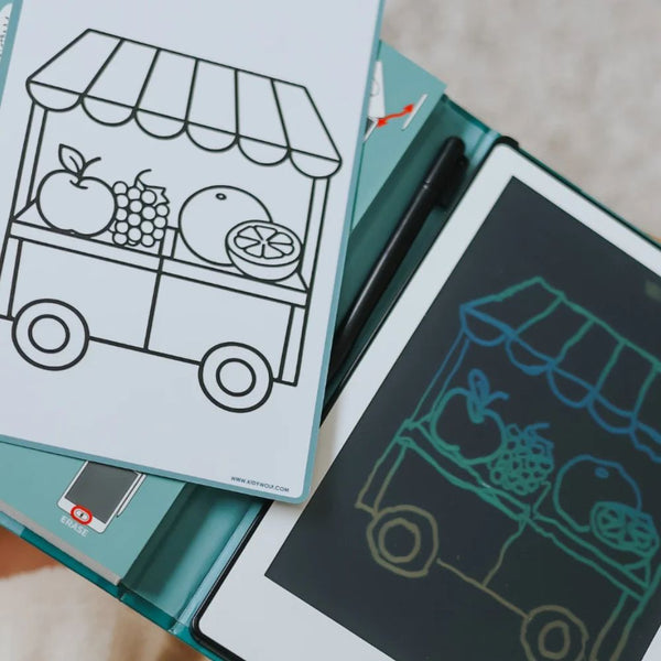 Grafik-Tablet zum Zeichnen mit Schablonen Kidydraw Mini - Market