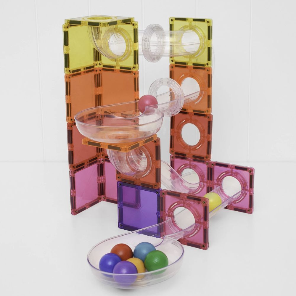 Connetix Ball Run Bright Pack magnetische Kugelbahn