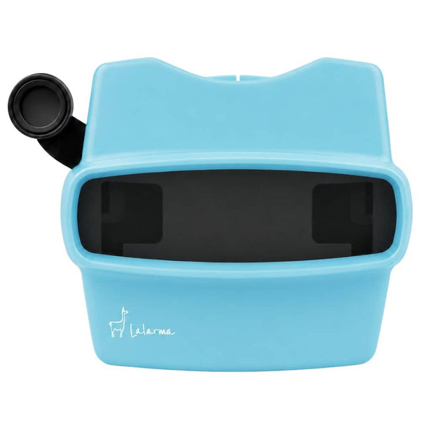 Retro 3D-Betrachter mit räumlichem Bildeffekt - Blau