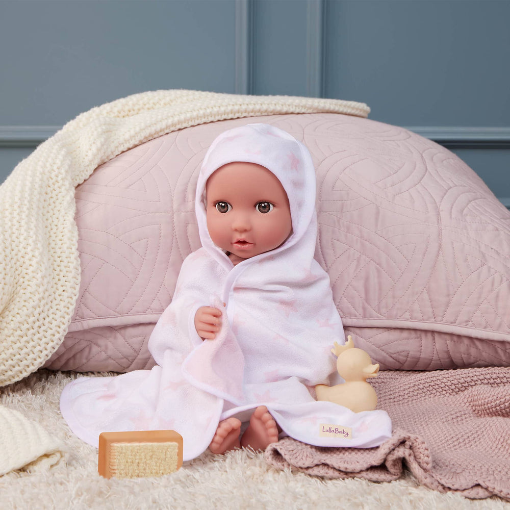 Badeset für Puppen mit Handtuch und Zubehör