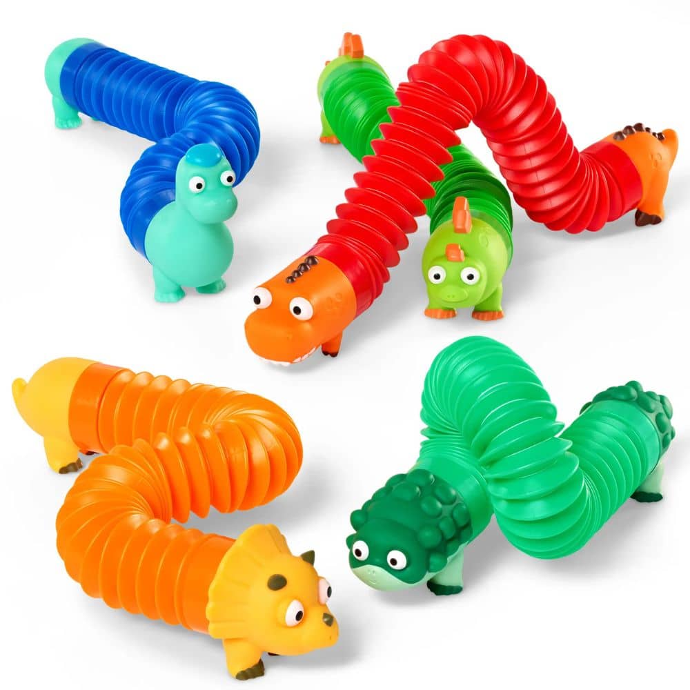 Battat Li'l Dino Buddies sensorische Röhren Dinosaurier