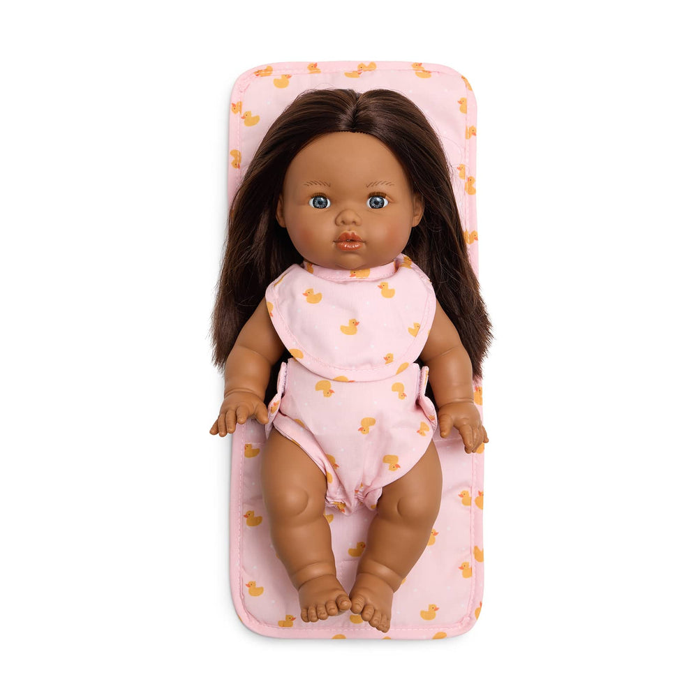 Tiny Harlow Puppen-Wickeltasche mit Zubehör - Pink Ducky - Produktbild