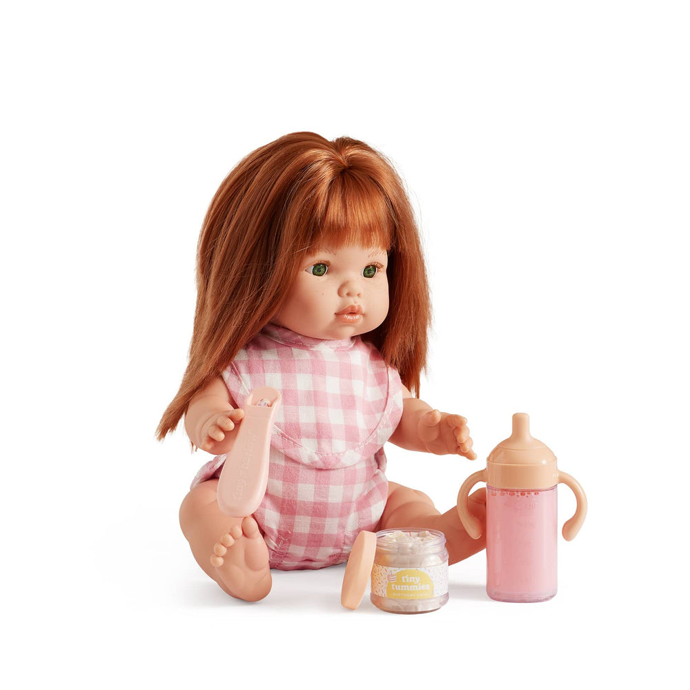 Tiny Harlow Puppenzubehör - Tiny Tummies magischer Becher und Gläschen, Birthday Cake - Produktbild