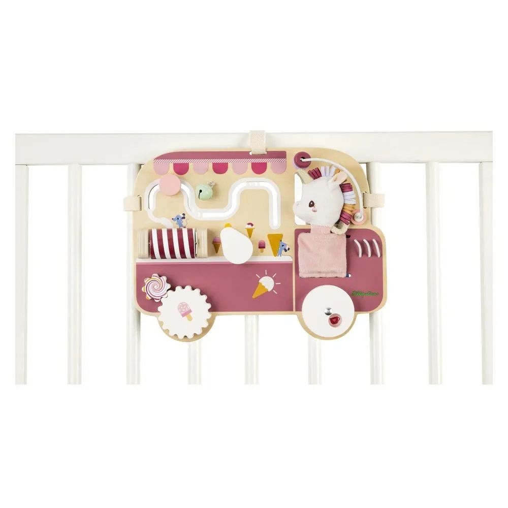 Activity-Board Eiswagen mit Einhorn Lena von Lilliputiens aus Holz