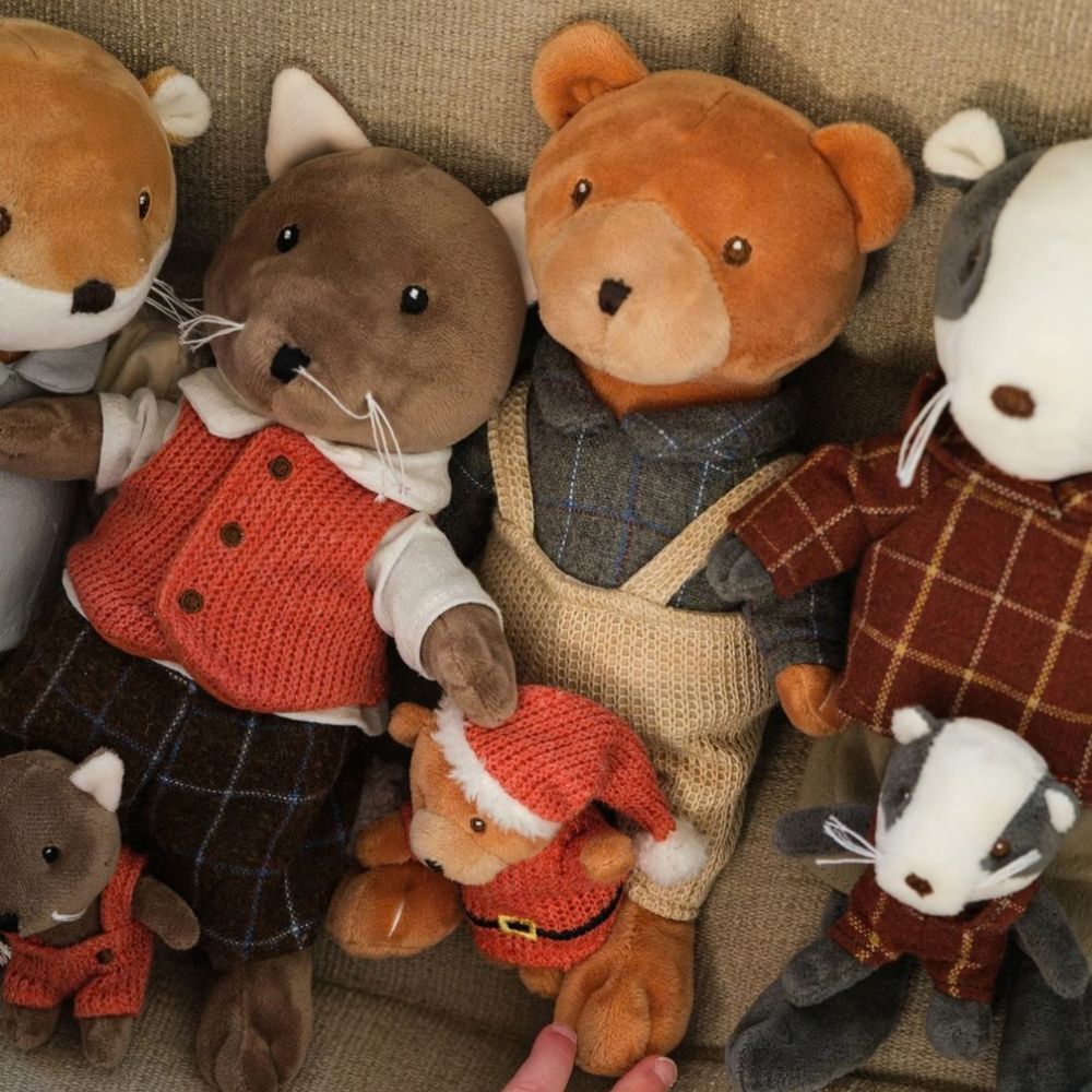 Egmont Toys Mini-Bär im Weihnachtsmann-Kostüm