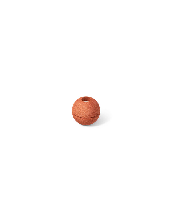 Schaumstoffball - burnt orange/dusty green
