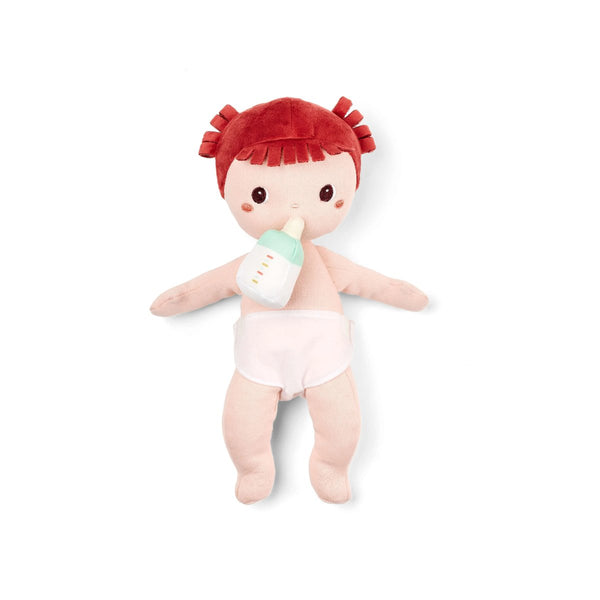 Babypuppe Ninon von Lilliputiens mit Windel und Fläschchen