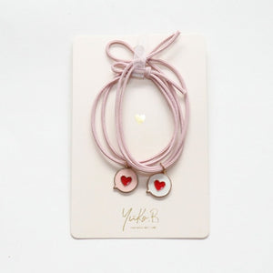 Yuko B. Haargummi-Armbänder Guess Who I Love - 2 Stück - Ansicht 3