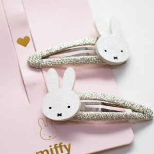 Yuko B. Haarspangen Miffy, Weiß - Ansicht 4