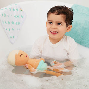Badepuppe - Bath Doll Junge, blond (35 cm)