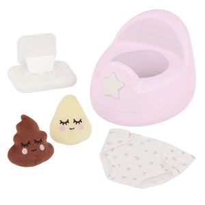 Puppen-Töpfchen - Töpfchen-Set mit Zubehör, Rosa
