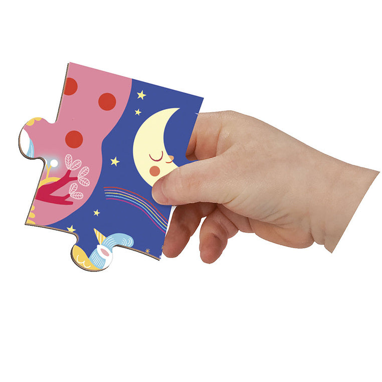 Janod Magnetpuzzle Magneti'Puzzles Einhörner