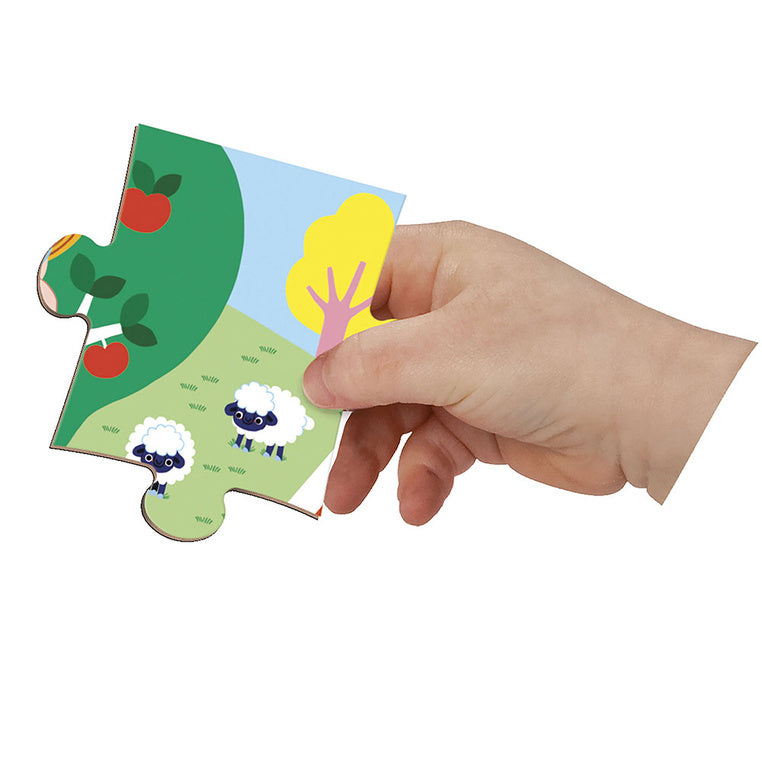 Janod Magnetpuzzle Magneti'Puzzles Bauernhof