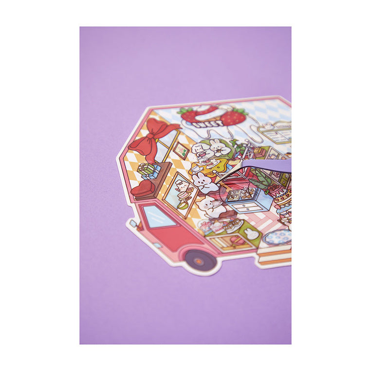 Janod Kreativset Cosy Stickers Trucks