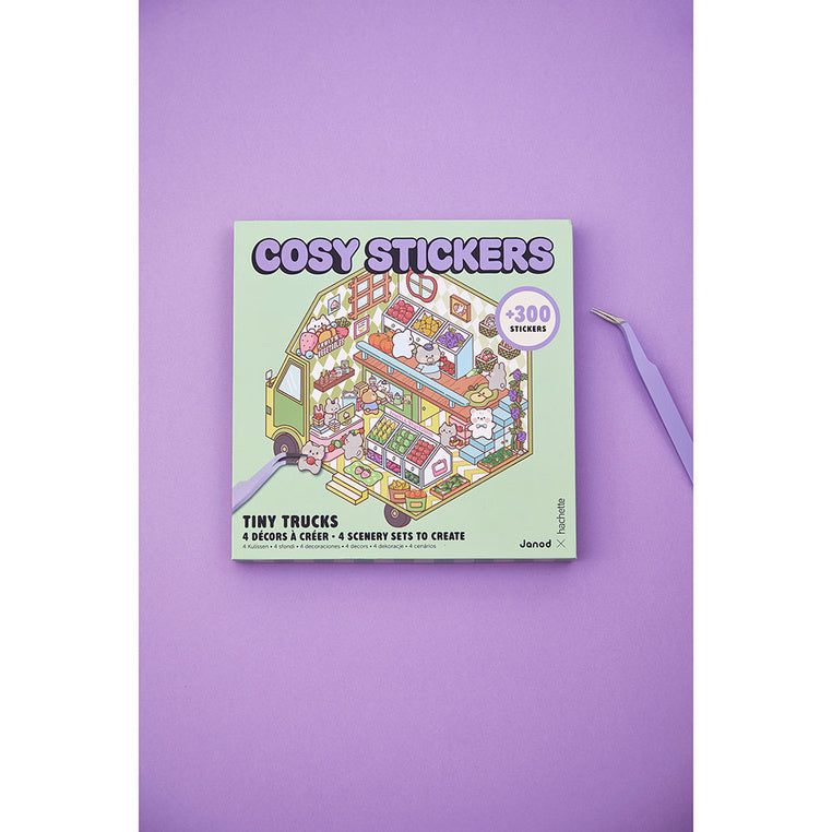 Janod Kreativset Cosy Stickers Trucks