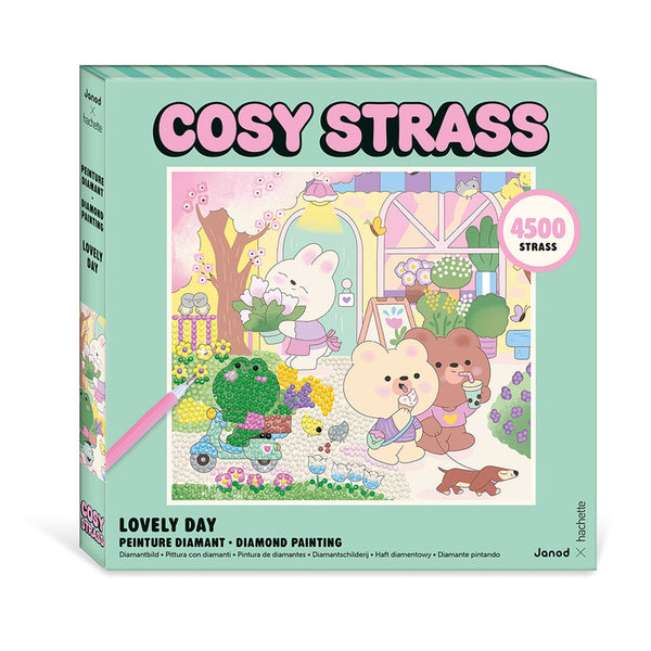 Diamond-Painting-Set - Cosy Strass Süßer Tag (ab 14 Jahren)