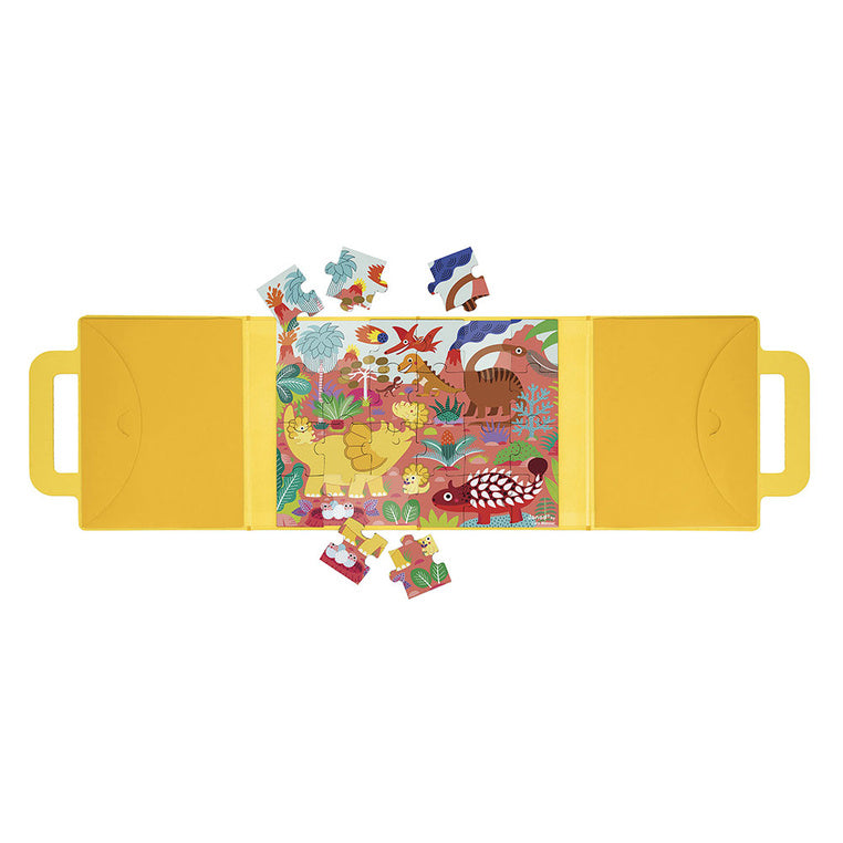 Janod Magnetpuzzle Magneti'Puzzles Dinosaurier
