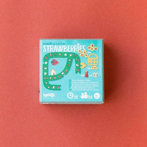 Londji Strawberries - Rückseite der Verpackung mit Spielinhalt