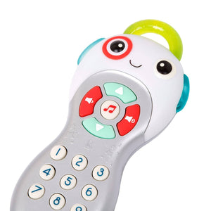B. toys Grab n' Zap - Nahaufnahme der Tasten der Baby-Fernbedienung