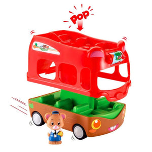 Klorofil roter Doppeldeckerbus mit Maus Chester - Produktfoto 5
