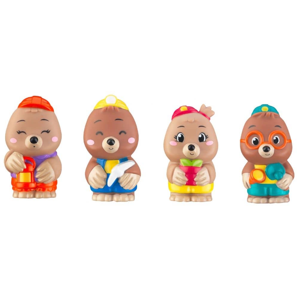 Klorofil Maulwurf-Familie, 4 Figuren