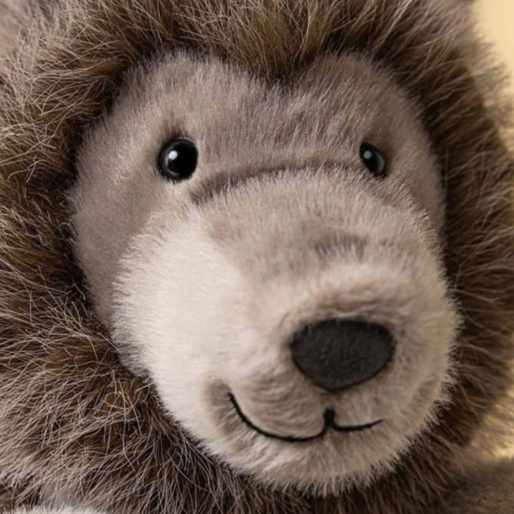 Jellycat Ulrich Wolf - grauer Plüschwolf, 40 cm