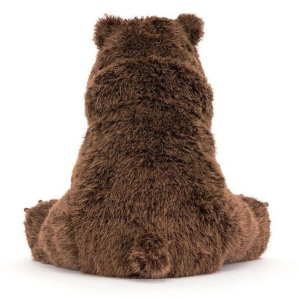 Jellycat Bizzlestomp Bear - brauner Plüschbär, 40 cm - Ansicht 3