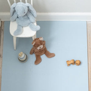 Puzzlematte Dusty Blue von That's Mine mit Kuscheltieren
