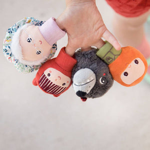 Rotkäppchen-Fingerpuppen von Lilliputiens von oben