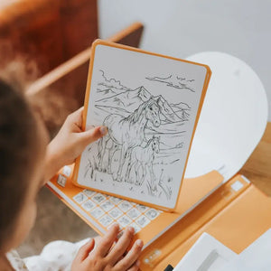 Nachfüllkarten – Kidydraw Pad – Pferde (30 Stück, ab 8 Jahren)