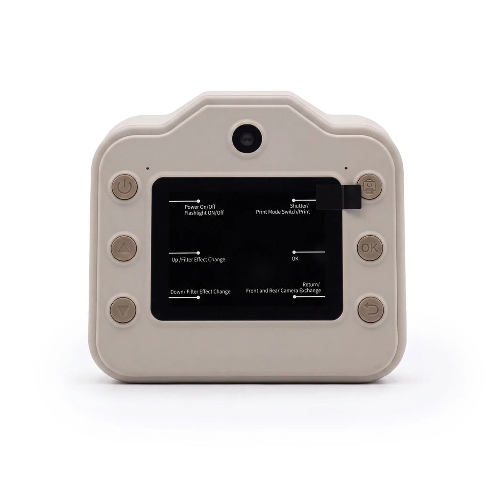 Digitalkamera mit Sofortdrucker für Kinder – KidSnap Beige