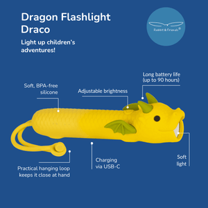 Silikon-Taschenlampe Drache - Draco