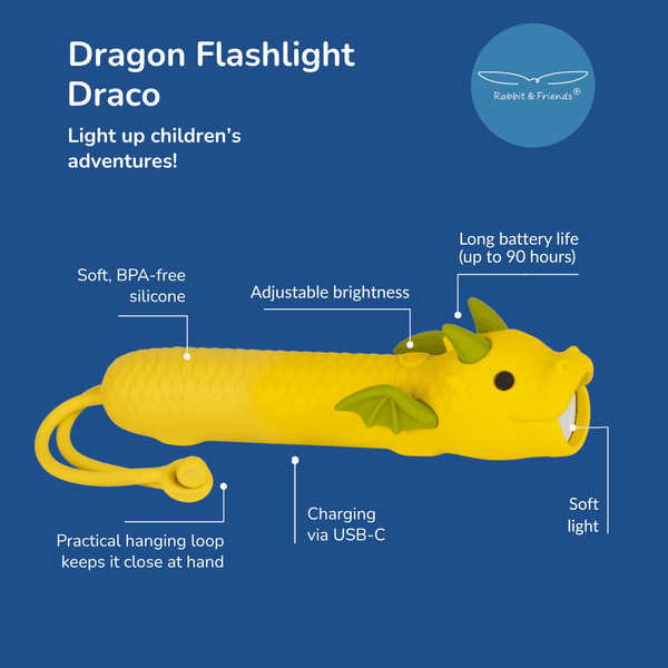 Silikon-Taschenlampe Drache - Draco