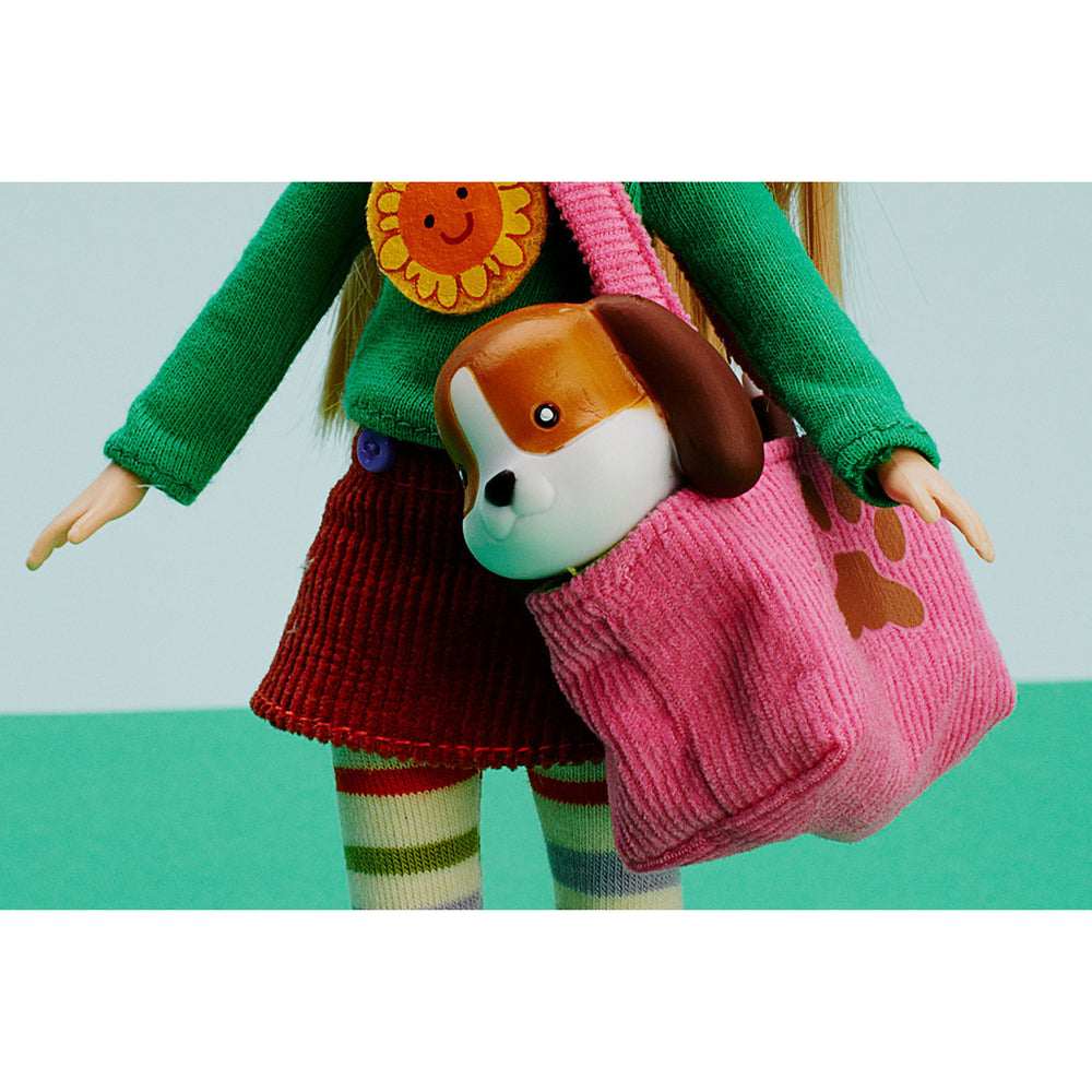 Puppenzubehör – Set mit Hund