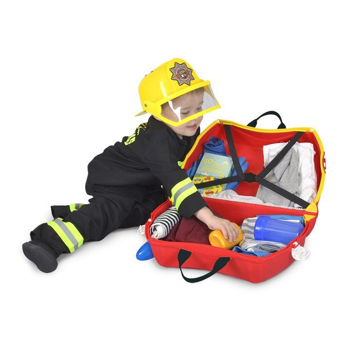 Kinderkoffer – Feuerwehrauto Frank