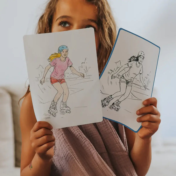 Nachfüllkarten – Kidydraw Pad – Sport (30 Stück, ab 8 Jahren)