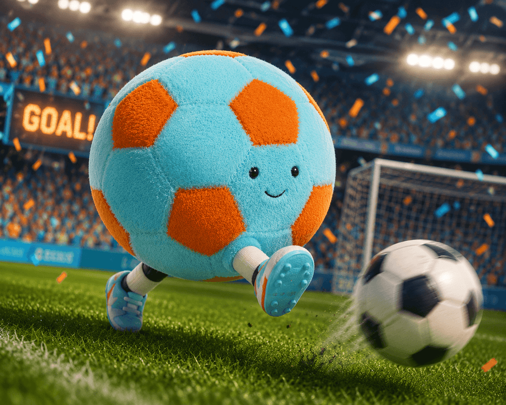 Plüsch-Fußball - Amuseable Fußball (27 cm)