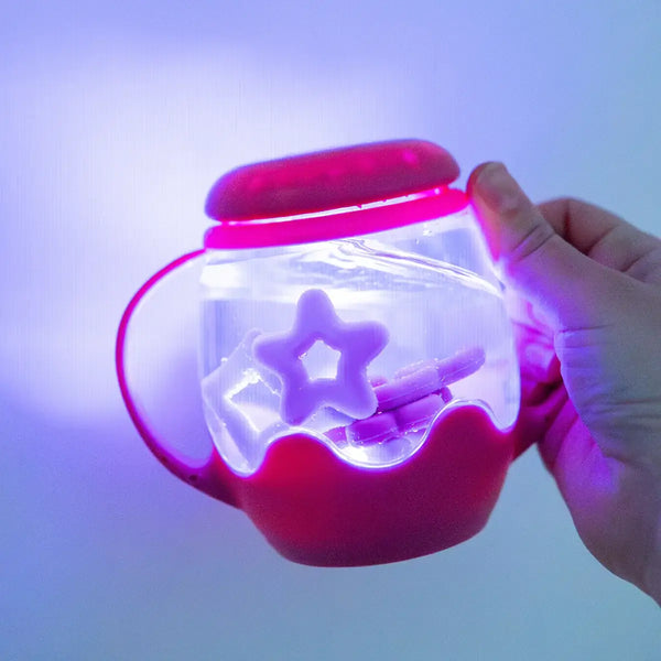 Mini-Sinnesglas zum Befüllen mit Wasser – rosa
